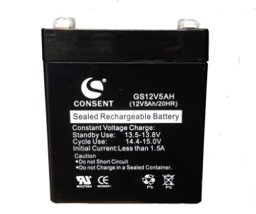 CONSENT蓄电池GS12V5AH